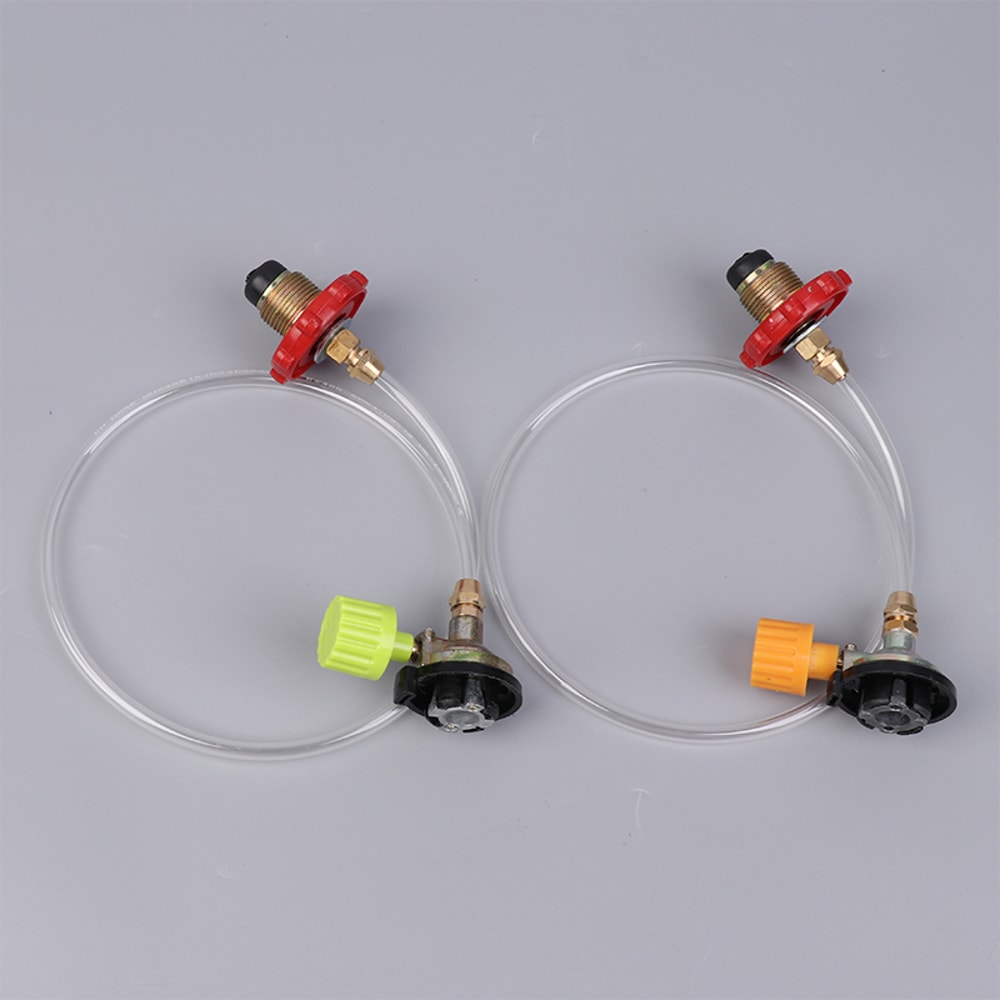 Portable Camping Gas Refill Adapter Valve For Cassette Butane Canisters 0