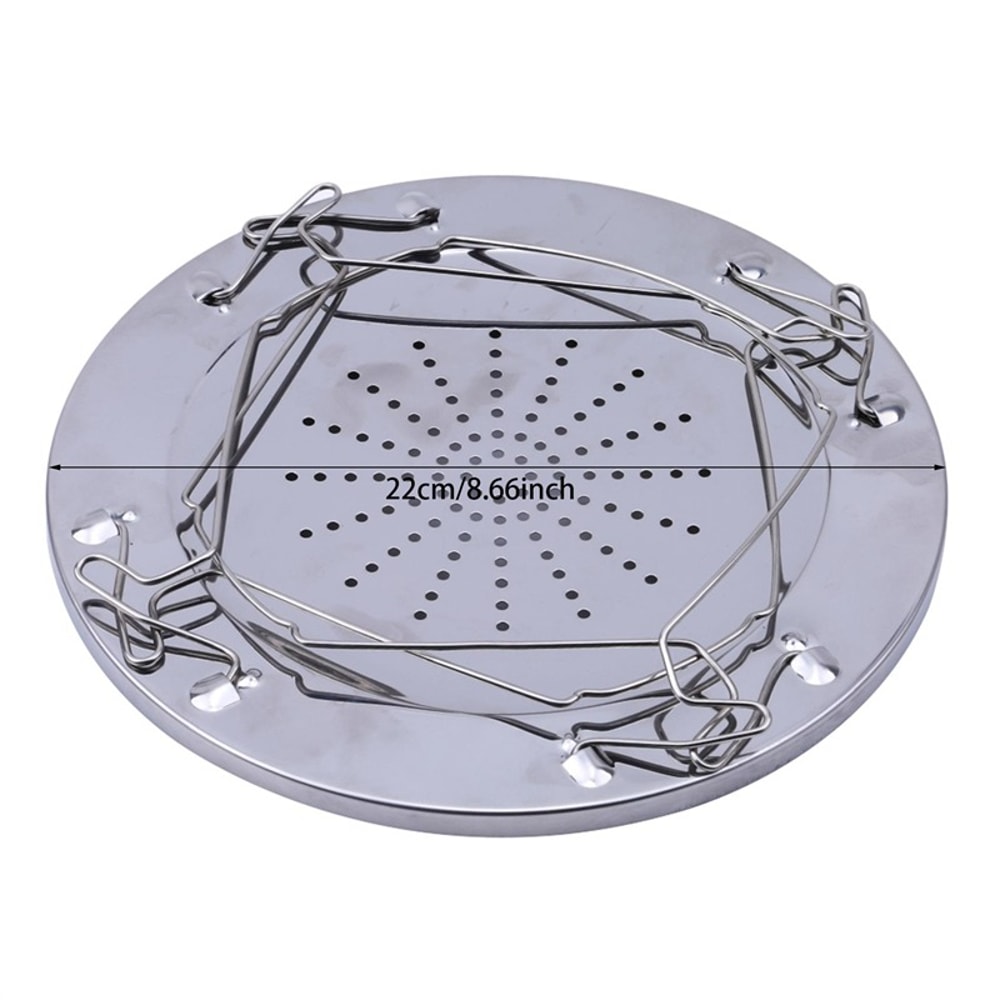 Portable Camping Toaster Rack Stainless Steel Folding Grill For Outdoor Cooking 3