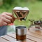 Stainless Steel Pour Over Coffee Drip Rack For Camping Travel Filter Brewer 3