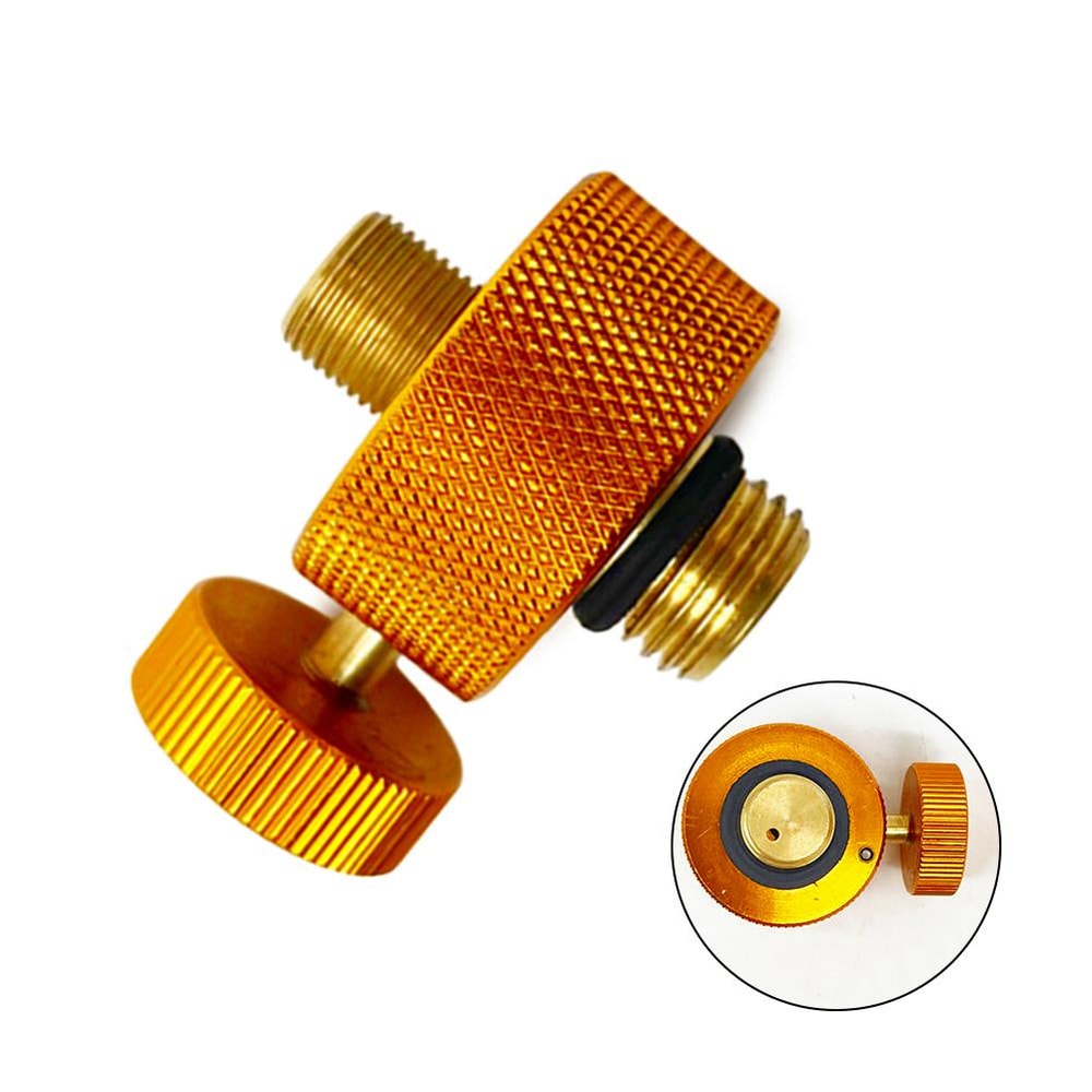 Portable Camping Stove Adapter Gas Cylinder Converter For Butane Propane Outdoor Cooking 5