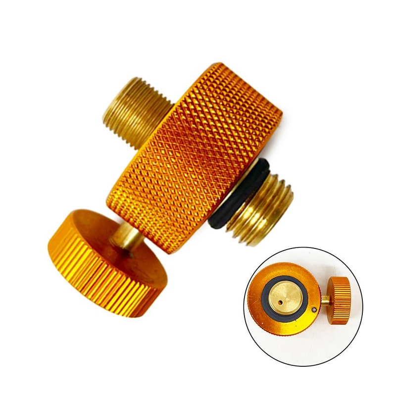 Portable Camping Stove Adapter Gas Cylinder Converter For Butane Propane Outdoor Cooking 5