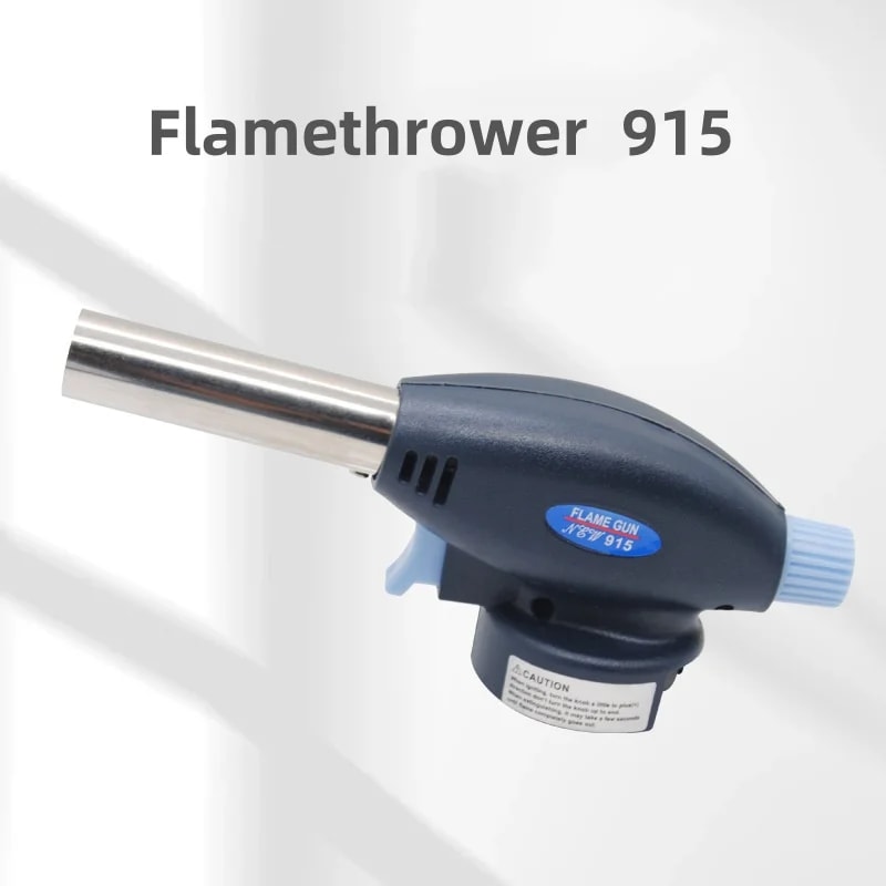 Butane Gas Torch With Adjustable Flame For Cooking BBQ Outdoor Welding 8