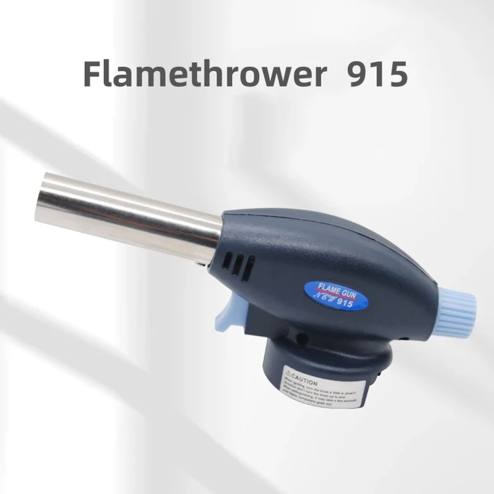 Butane Gas Torch With Adjustable Flame For Cooking BBQ Outdoor Welding 5