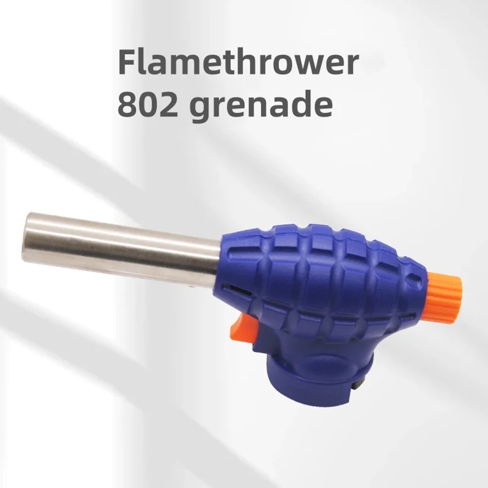 Butane Gas Torch With Adjustable Flame For Cooking BBQ Outdoor Welding 2