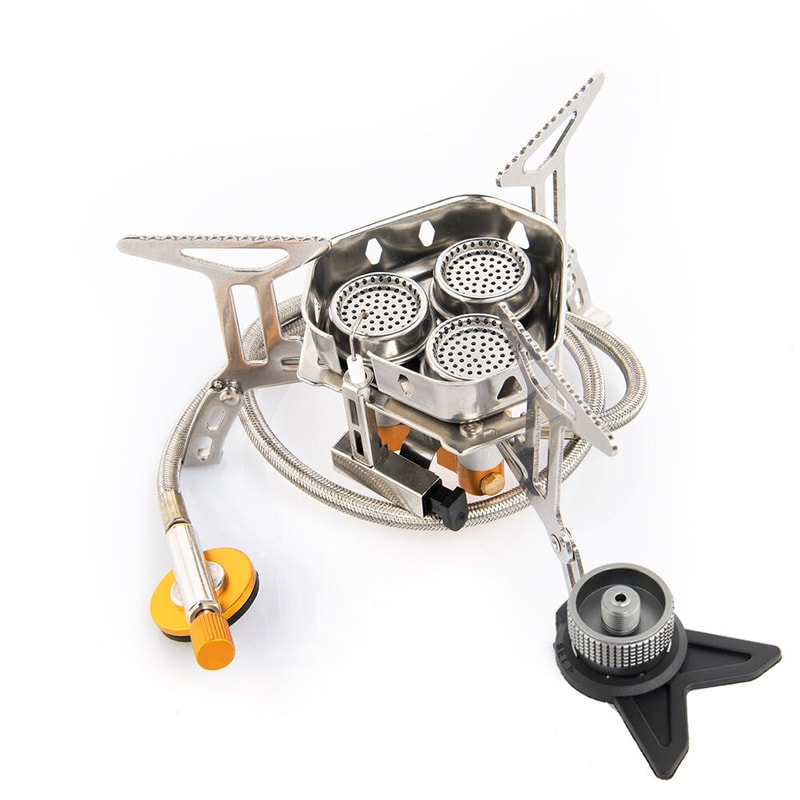 Camping Stove High Power Gas Burner For Outdoor Cooking Picnics 8