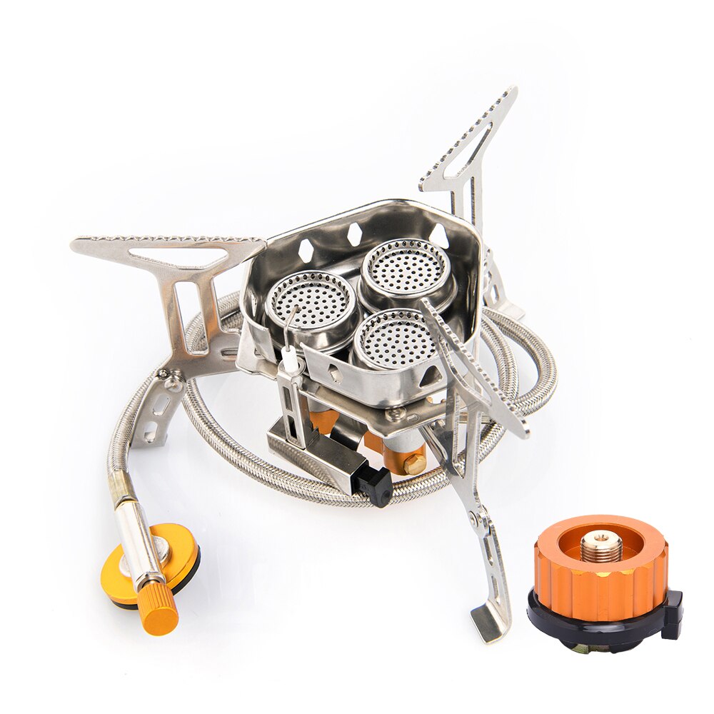 Camping Stove High Power Gas Burner For Outdoor Cooking Picnics 1