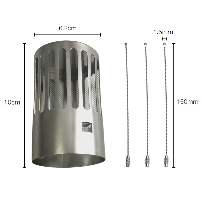Tent Stove Spark Arrestor Cap Stainless Steel Spark Arrester For Safe Chimney Venting 2
