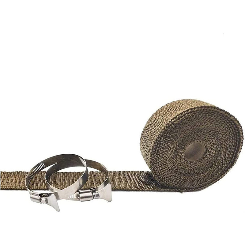 Fireproof Stove Pipe Wrap Insulation Kit With Clamps For Tent Stove Exhaust Heat Protection 1