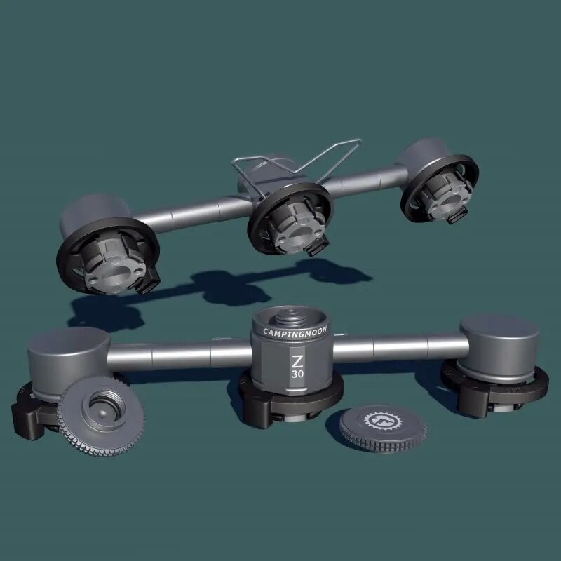 Three Way Camping Stove Adapter Portable Gas Tank Splitter For Outdoor Cooking 4