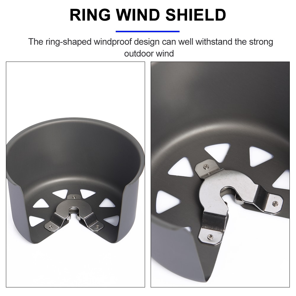 Camping Stove Wind Shield Foldable Wind Guard For Outdoor Cooking 3