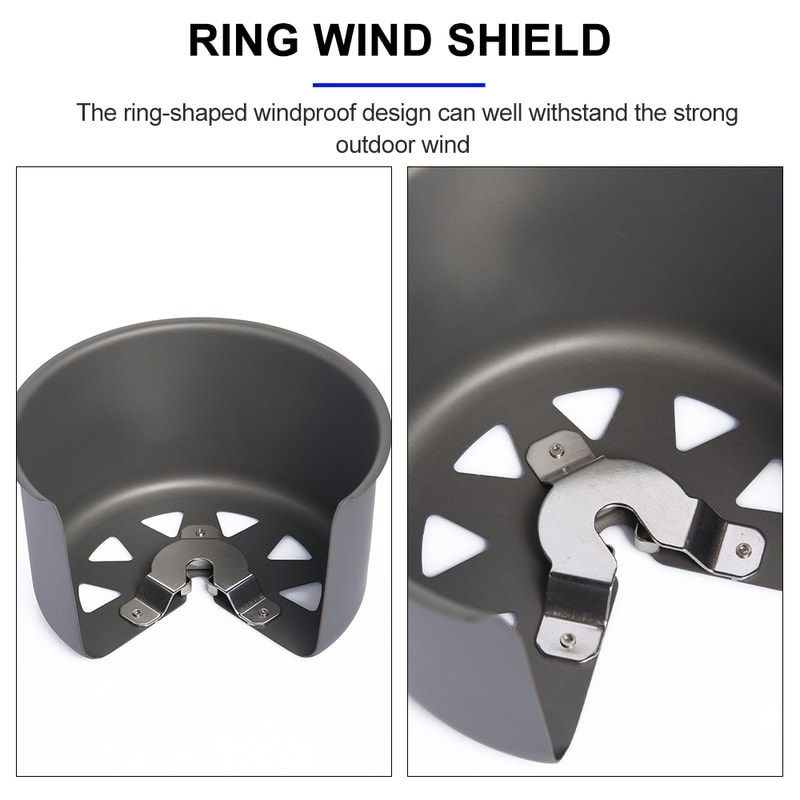 Camping Stove Wind Shield Foldable Wind Guard For Outdoor Cooking 3