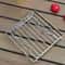 Portable Camping Stove Stand Foldable BBQ Grill Rack Stainless Steel Outdoor Cookware Support 6