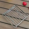 Portable Camping Stove Stand Foldable BBQ Grill Rack Stainless Steel Outdoor Cookware Support 6