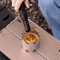 Ultralight Camping Stove Windscreen Adjustable Alcohol Stove Rack Pot Stand 5