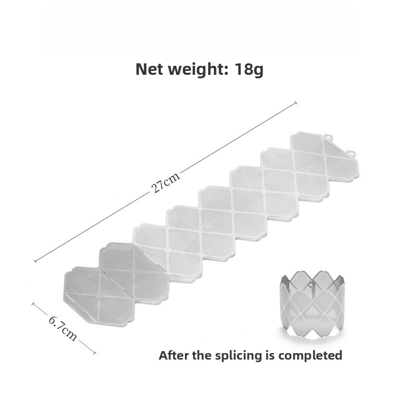 Ultralight Camping Stove Windscreen Adjustable Alcohol Stove Rack Pot Stand 4