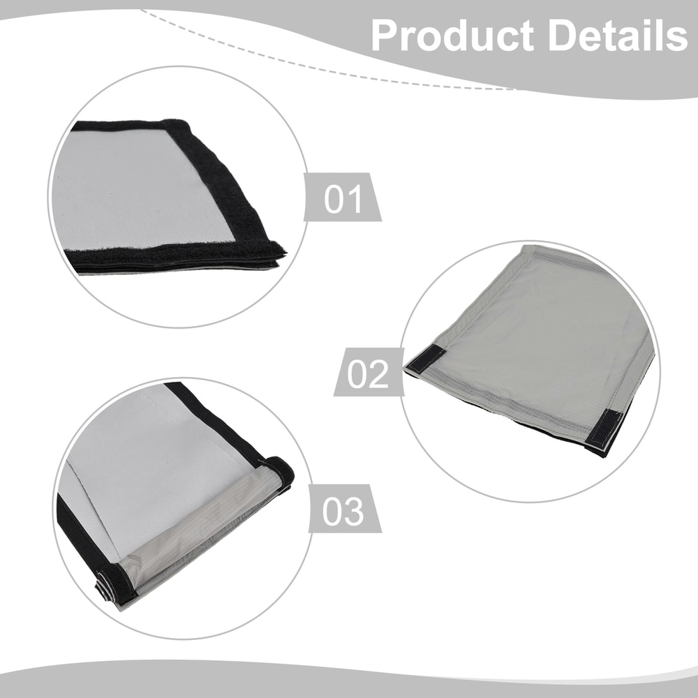 Fireproof Stove Jack Cloth For Camping Tent Heat Resistant Fiberglass Chimney Protector 5