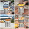 Stainless Steel Camping Stove With Grill Multi Fuel Backpacking Cooking Stove 5