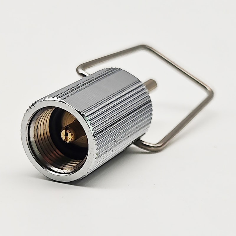 Copper Camping Gas Refill Adapter For Butane Canisters Portable Outdoor Stove Adapter 4