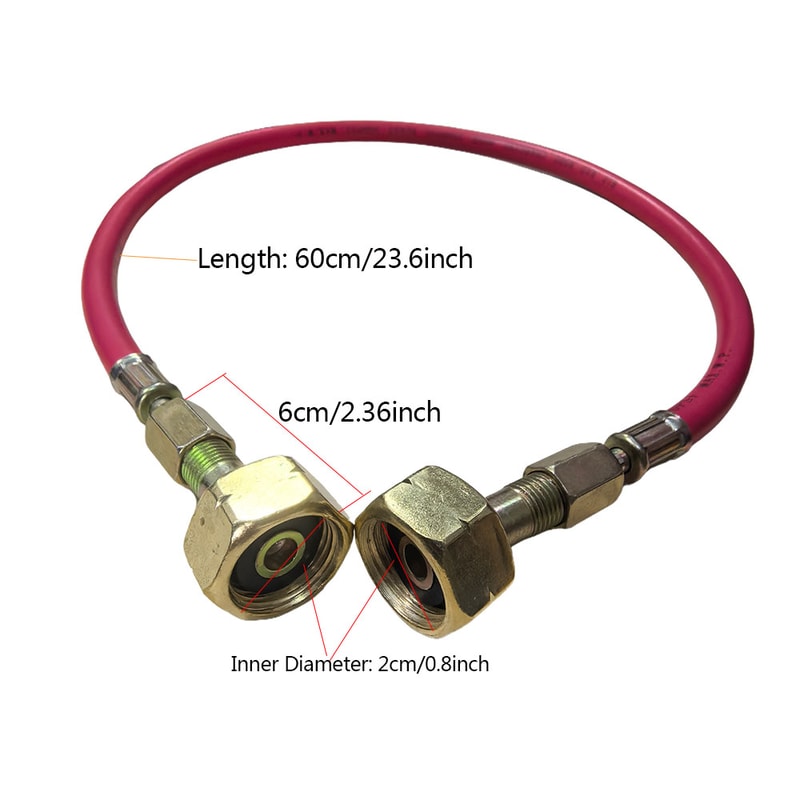 Durable LPG Refill Hose Kit Gas Cylinder Transfer Tube for Safe Stove Filling