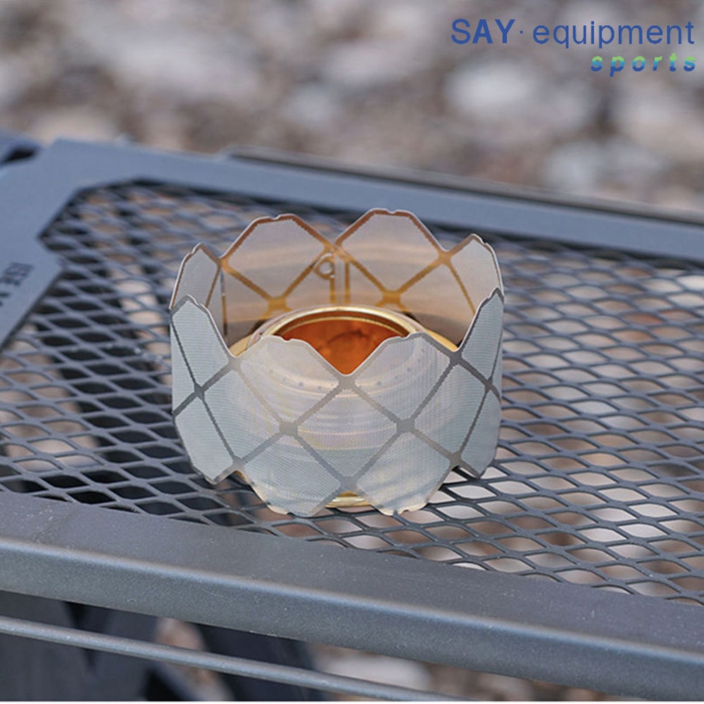Ultralight Portable Camping Stove Rack Windscreen For Alcohol Stove Cooking 2