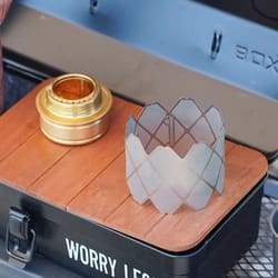 ultralight portable camping stove rack windscreen for alcohol stove cooking