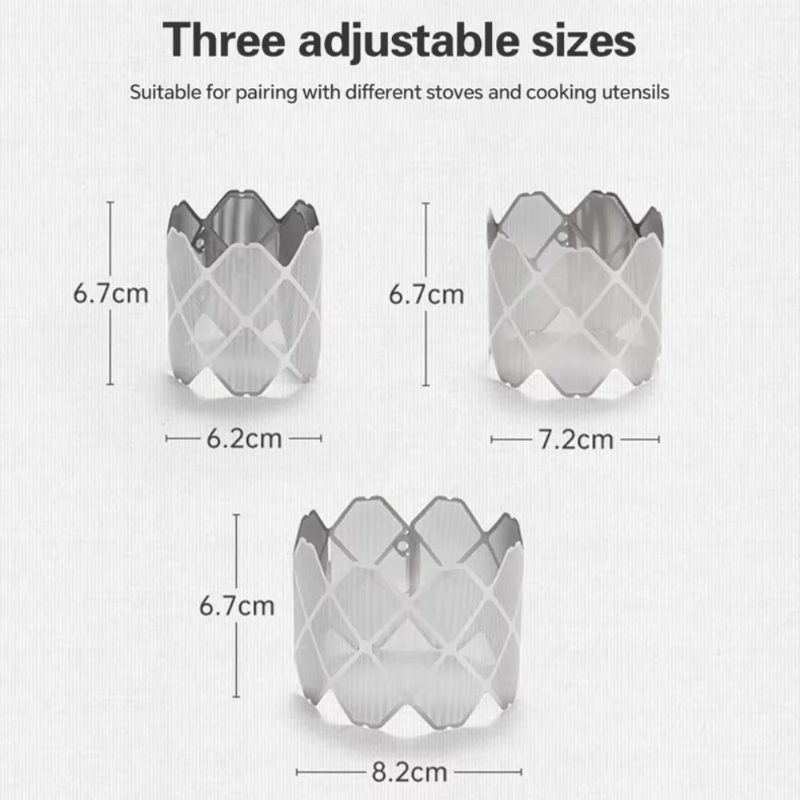 Ultralight Portable Camping Stove Rack Windscreen For Alcohol Stove Cooking 4