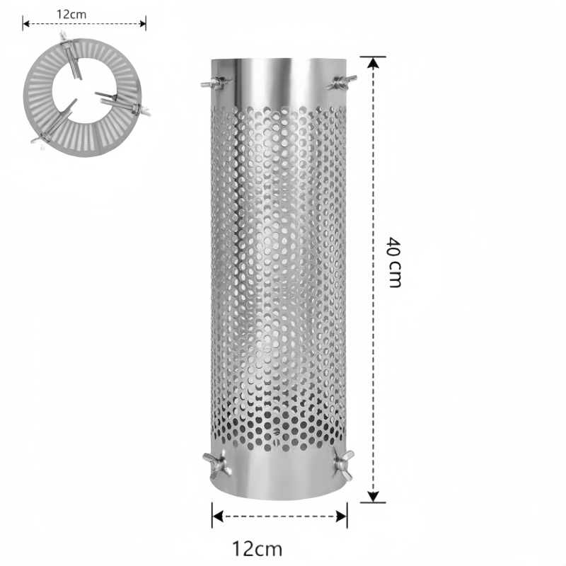 Portable Stainless Steel Stove Pipe For Tent Camping Wood Stoves Heat Resistant Chimney Tube 5