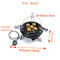 High Pressure Camping Gas Stove Portable Hiking Burner With Windshield Piezo Ignition 4