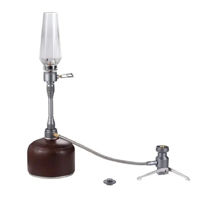 Portable Camping Stove Splitter Adapter With Tripod Support For Camping Gas Stove Adapter Dual Bur 6