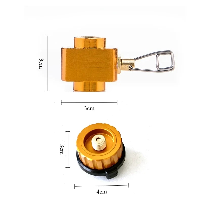 Portable Camping Stove Propane Refill Adapter For Butane Gas Canisters 3