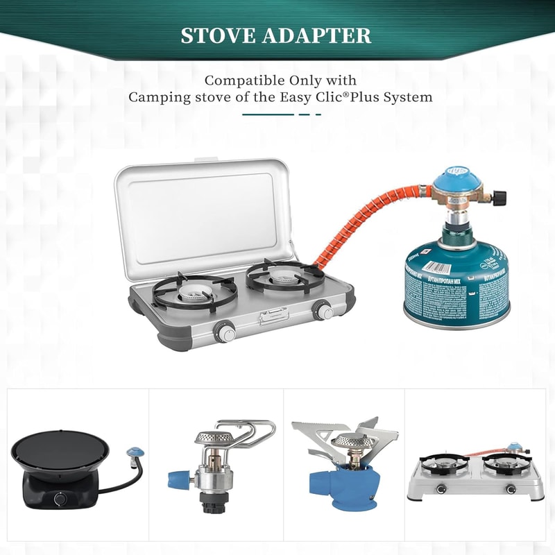 Universal Gas Cooker Adapter For Easy Clic Plus To Lindal Valve Conversion 3