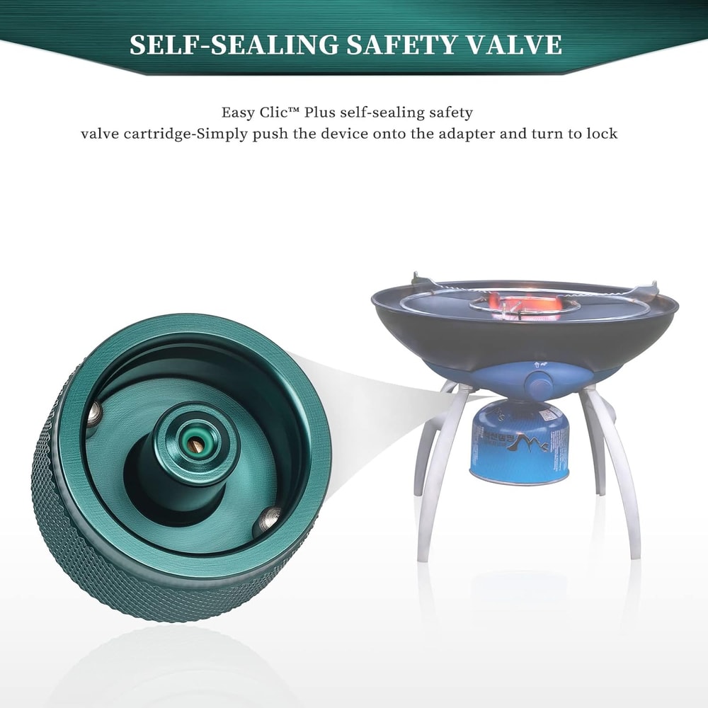 Universal Gas Cooker Adapter For Easy Clic Plus To Lindal Valve Conversion 5