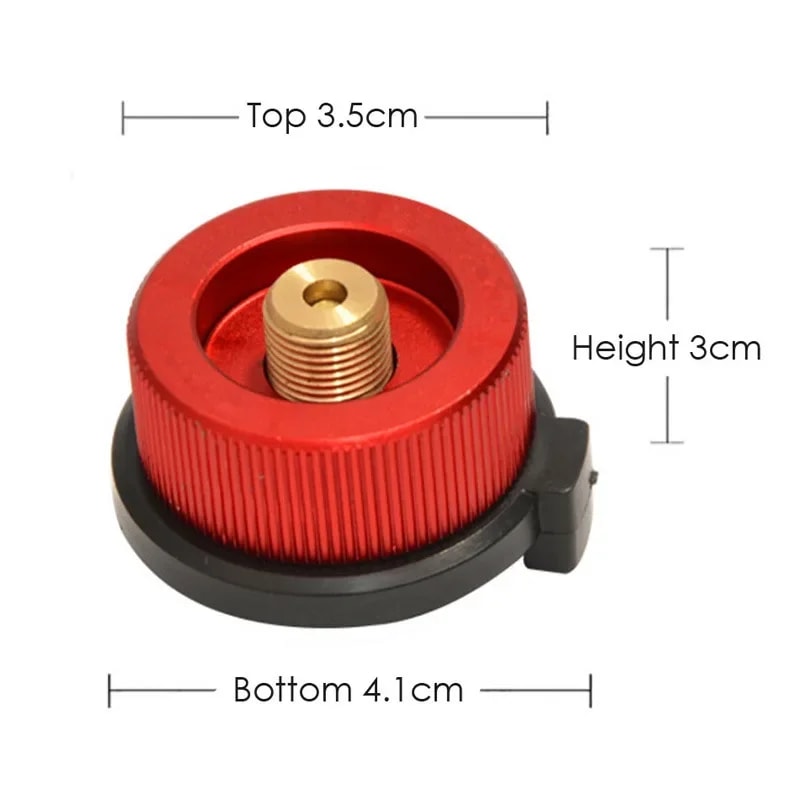 Camping Stove Adapter Aluminum Gas Converter For Propane Butane Outdoor Cooking 2