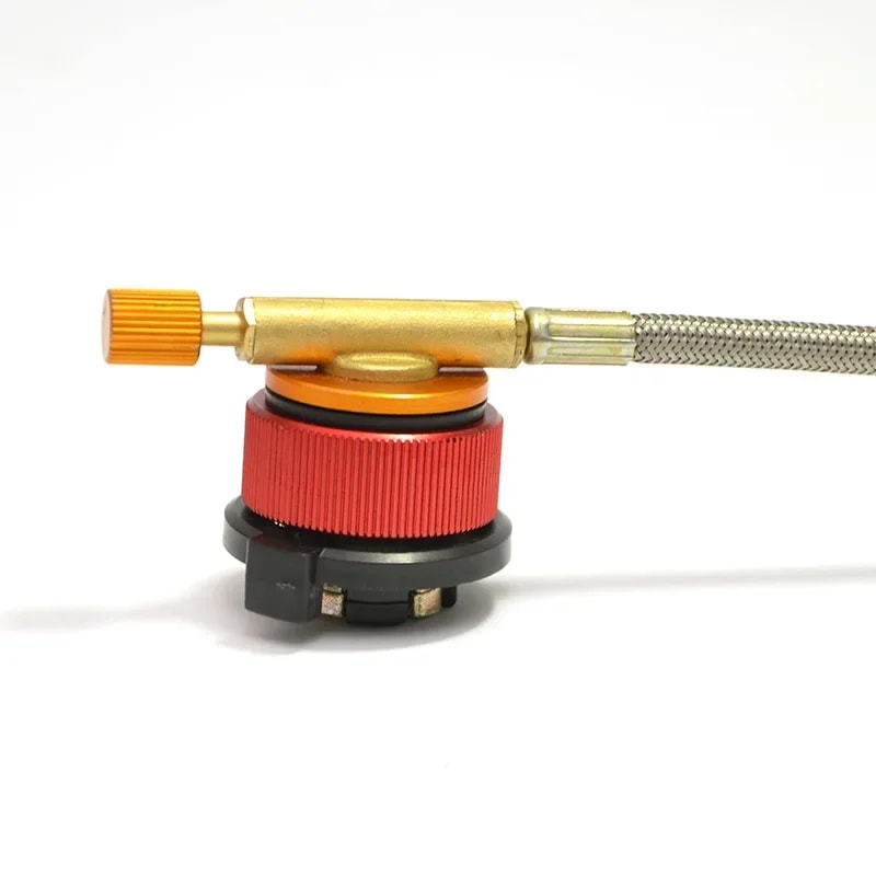 Camping Stove Adapter Aluminum Gas Converter For Propane Butane Outdoor Cooking 3