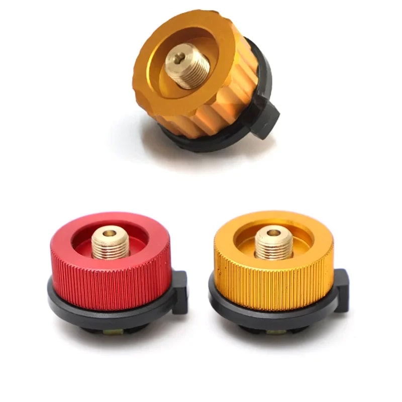 Camping Stove Adapter Aluminum Gas Converter For Propane Butane Outdoor Cooking 0