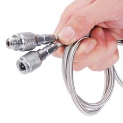 steel gas tank adapter pipe with extension tube for safe fuel transfer