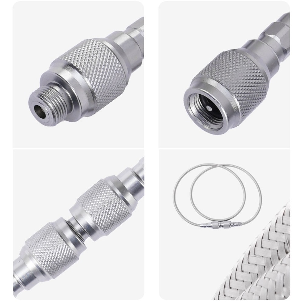 Steel Gas Tank Adapter Pipe With Extension Tube For Safe Fuel Transfer 3