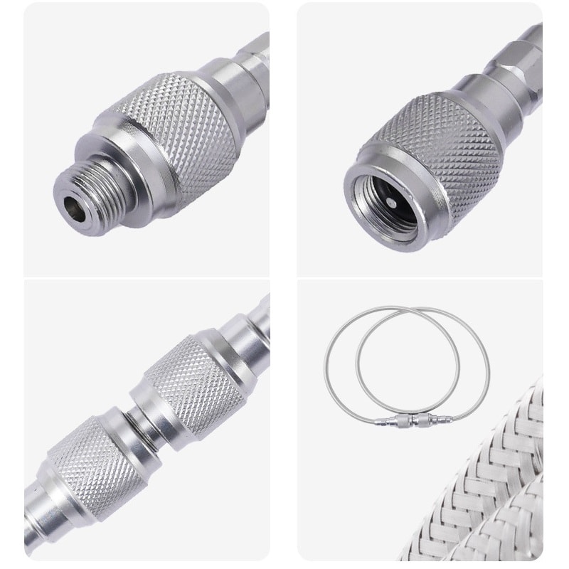 Steel Gas Tank Adapter Pipe With Extension Tube For Safe Fuel Transfer 3