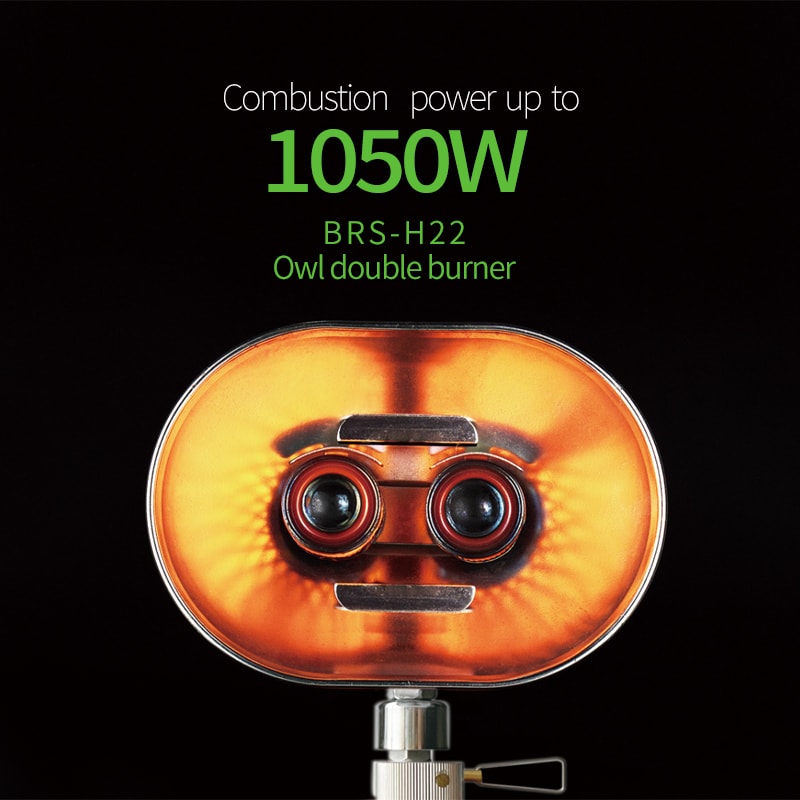 Portable Camping Heater Double Head Infrared Gas Stove For Outdoor Warmth 1