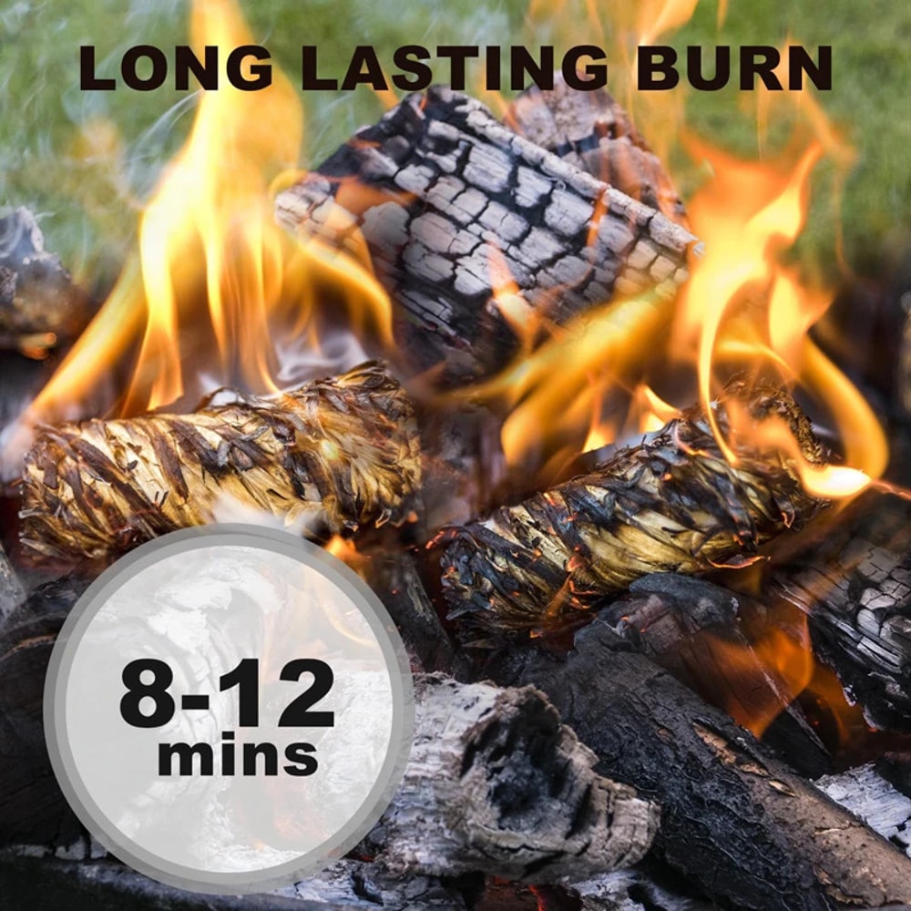 Natural Fire Starter Kit For BBQ Grill Campfire Fireplace Quick Ignite Wood Starters 3