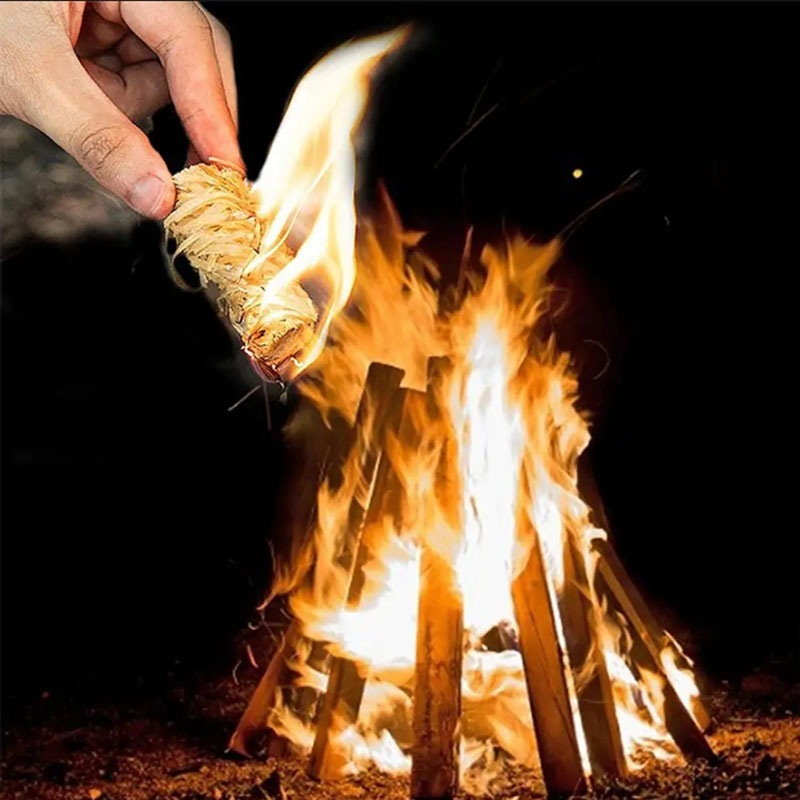 Natural Fire Starter Kit For BBQ Grill Campfire Fireplace Quick Ignite Wood Starters 5