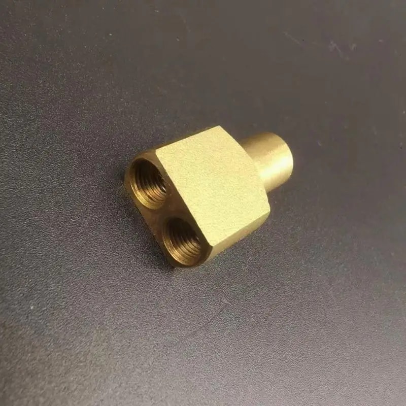 Outdoor Gas Tank Splitter Adapter Double Stove Copper Connector For Camping BBQ 1