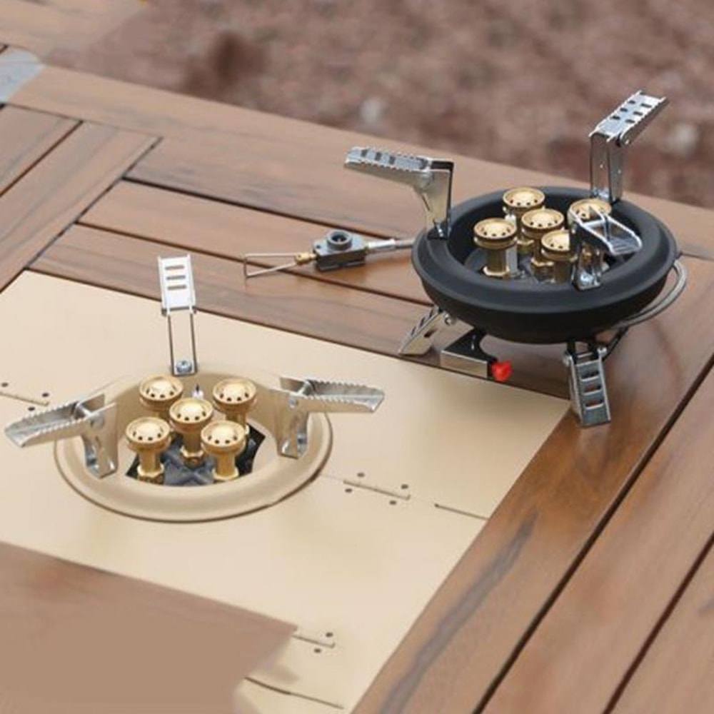 Portable Camping Gas Stove High Power Outdoor Backpacking Stove With Instant Ignition 2
