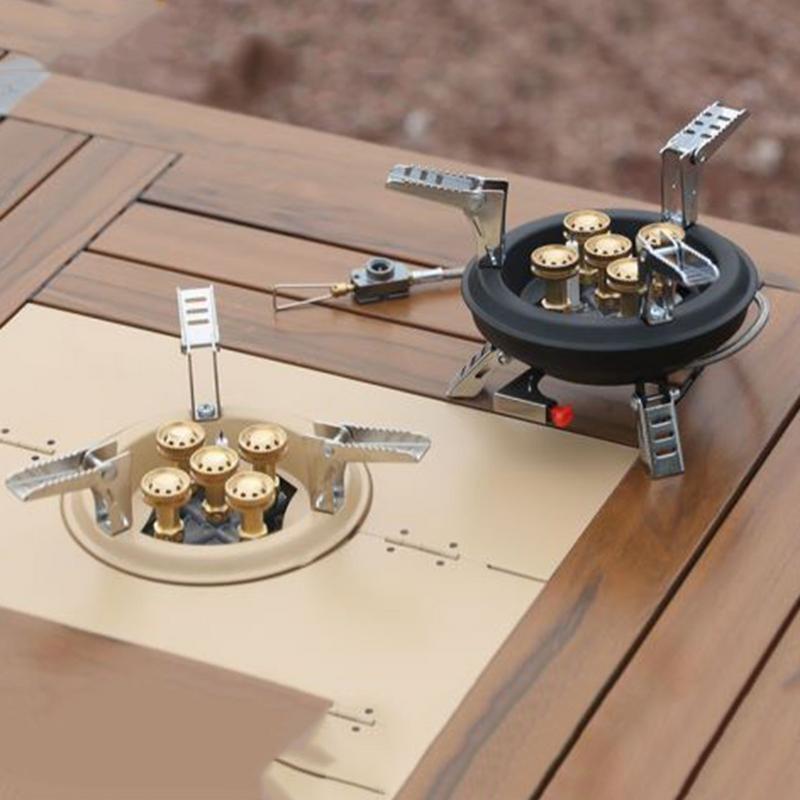 Portable Camping Gas Stove High Power Outdoor Backpacking Stove With Instant Ignition 2