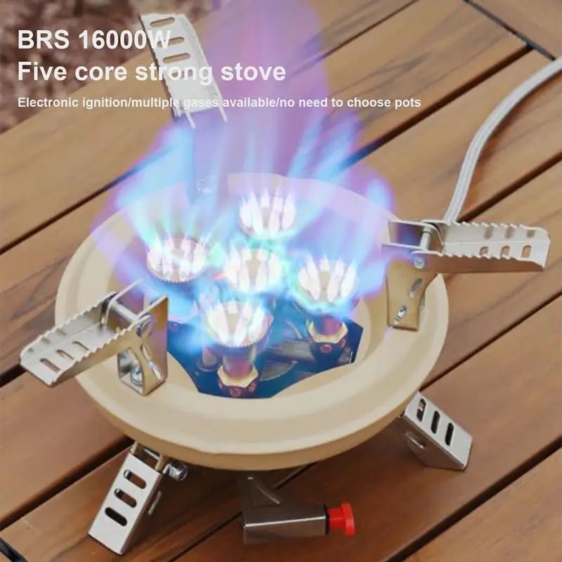 Portable Camping Gas Stove High Power Outdoor Backpacking Stove With Instant Ignition 3