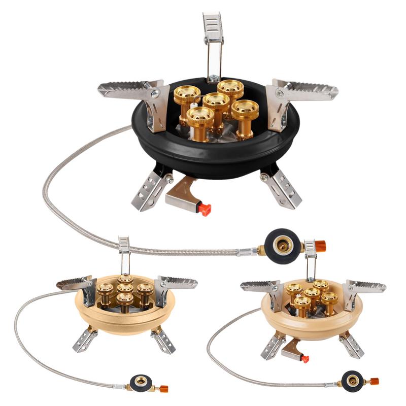 Portable Camping Gas Stove High Power Outdoor Backpacking Stove With Instant Ignition 7