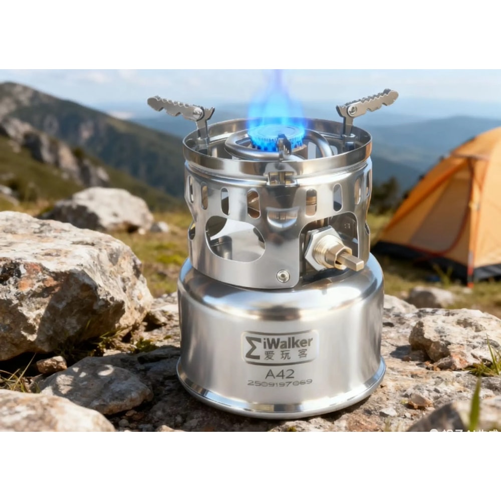 Professional Alcohol Stove Gasification Burner For Camping Coffee Brewing 4