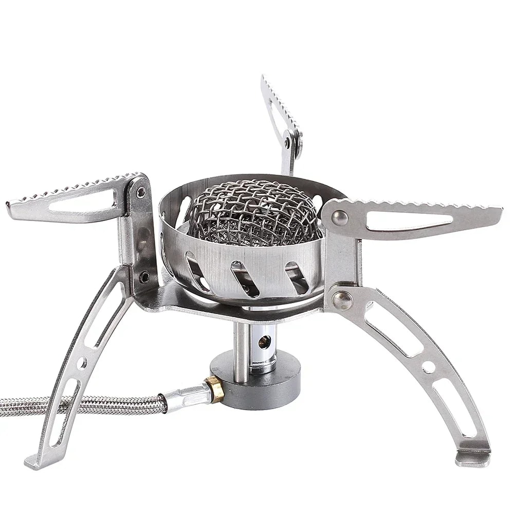 Portable Windproof Camping Gas Stove Outdoor Hiking Picnic Burner 4
