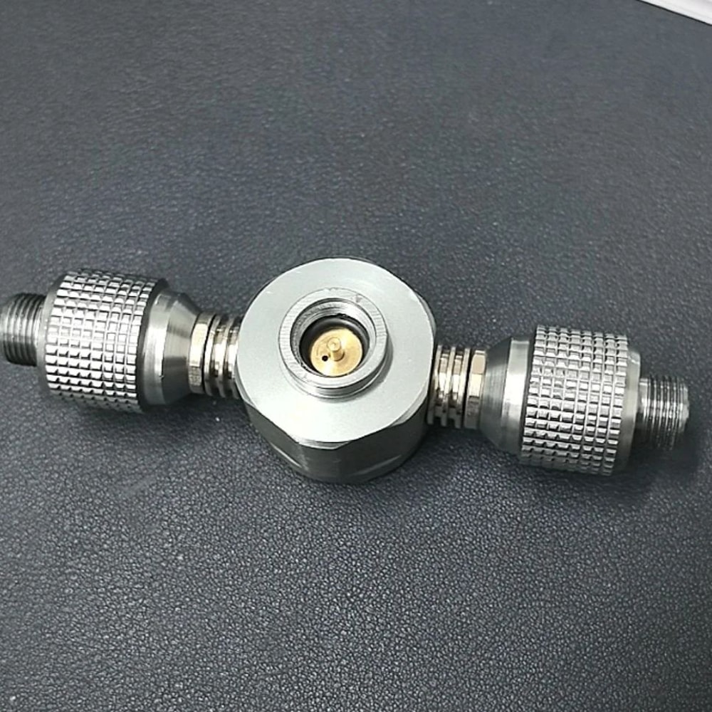 Steel Alloy Camping Gas Adapter Converter for Stove and Lantern Connector
