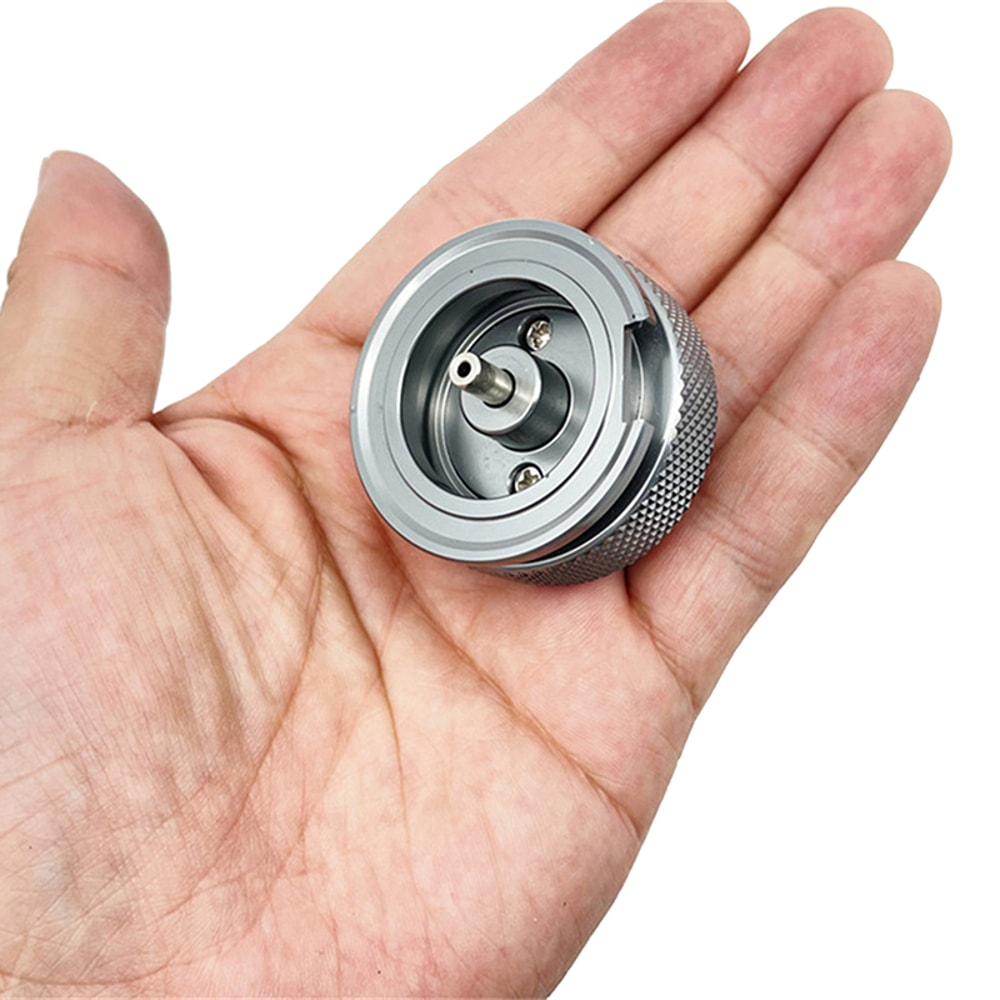 Flat Cylinder To Cartridge Gas Adapter Butane Torch Connector For Camping 1